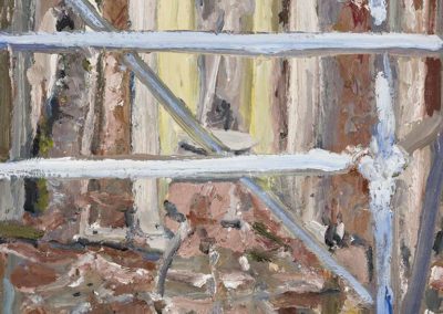 Lady, 2018 Huile sur panneau / Oil on panel - 60.96 x 60.96 cm / 24” x 24”