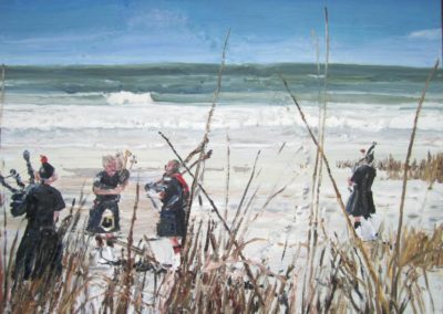 Ana Maria Island, Florida 2010, Oil on metal, 91.4 x 121.9 cm - 36 x 48 inches