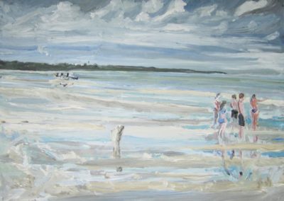 East Cape Receding, 2010, Oil on metal, 91.4 x 121.9 cm - 36 x 48 inches
