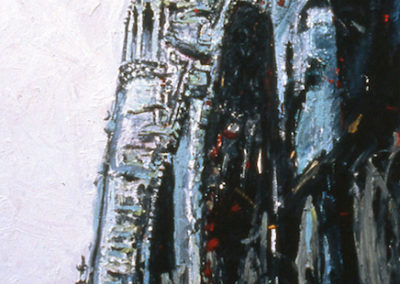Crusader, 1989, Oil on Canvas, 90 x 48 inches